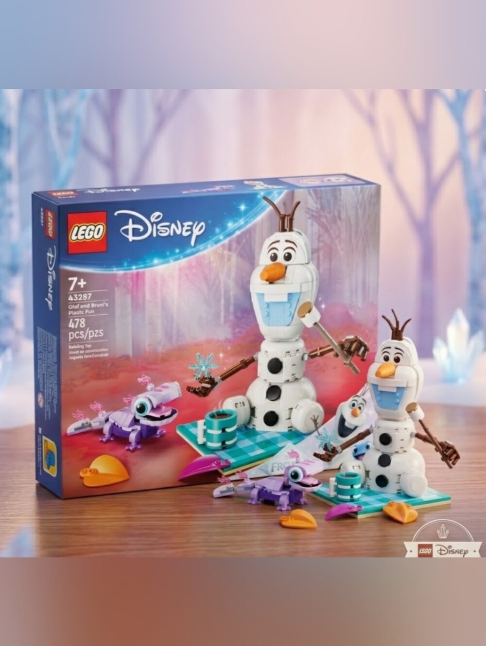 NEW! LEGO Disney Olaf Building Toy - White & Orange Snowman Set NWT